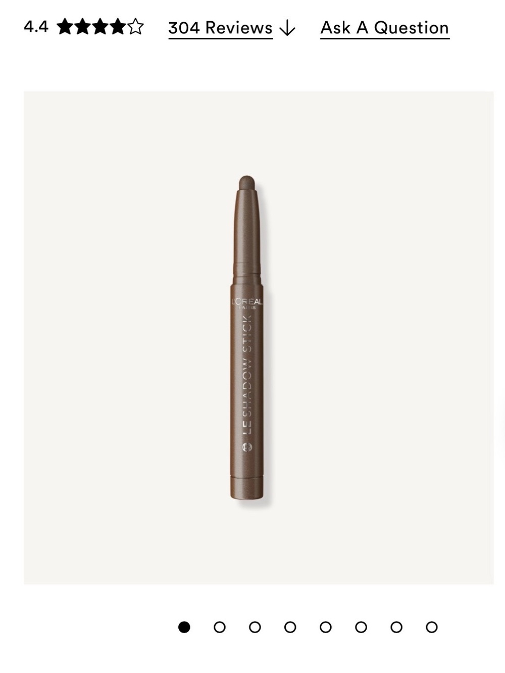 NWT L’Oréal Le Shadow Stick in Celestial Taupe Pretty Metallic Taupe!